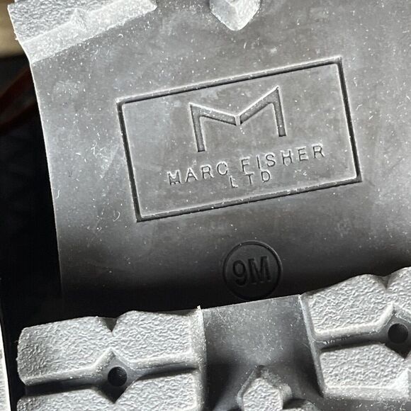 Marc Fisher Womens Size 9 LTD Izzie Maroon Brown Suede Shearling Ankle Boots NEW - Picture 10 of 10